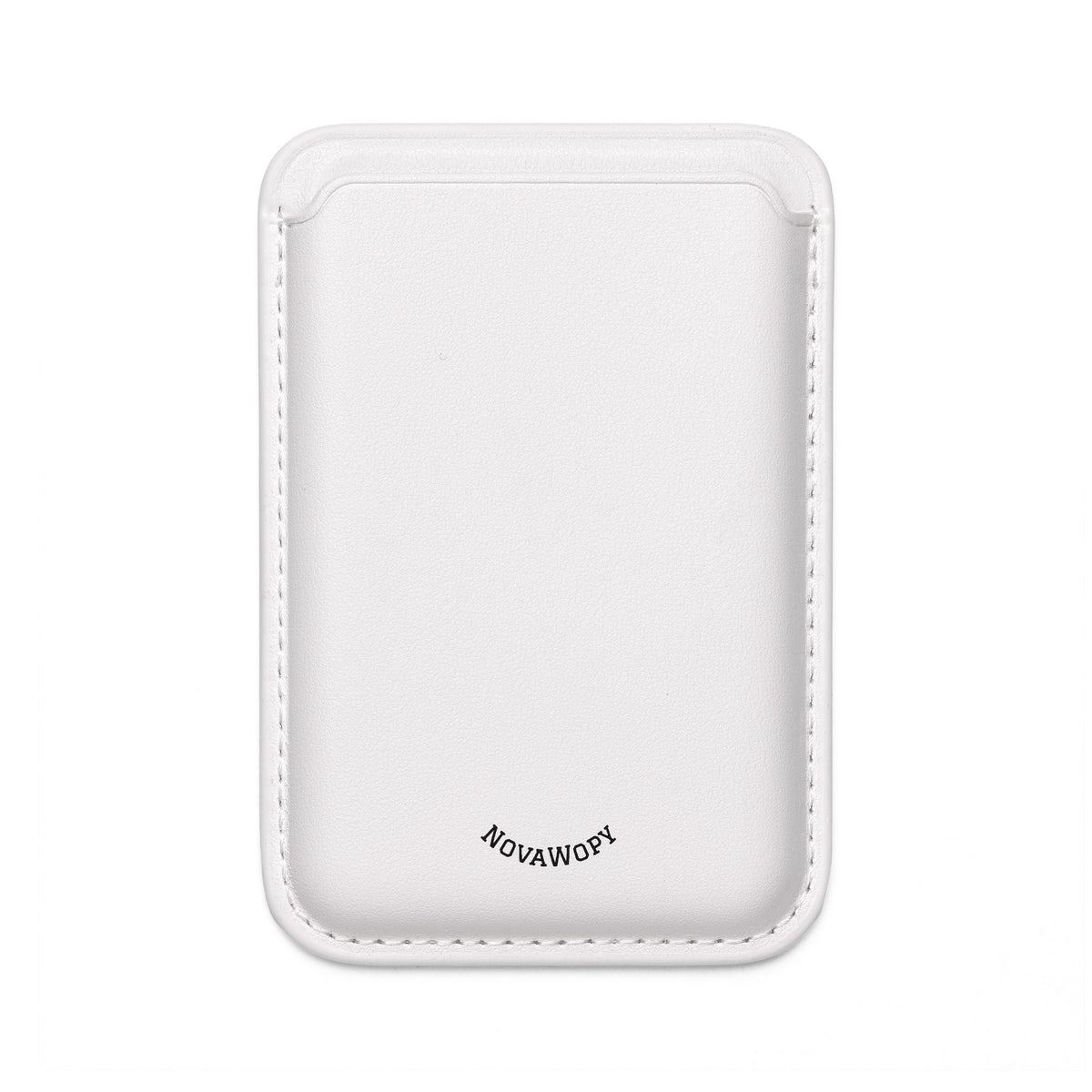 Alabaster White | Premium Vegan Leather MagSafe Wallet